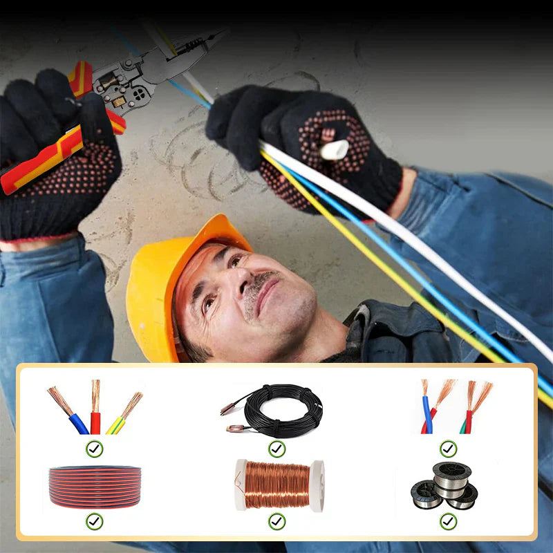 8-In-1 Wire Stripper With Voltage Tester