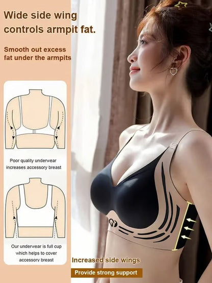 Pack of 3 - Anti Sagging Wireless Push-Up Bra