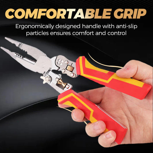8-In-1 Wire Stripper With Voltage Tester