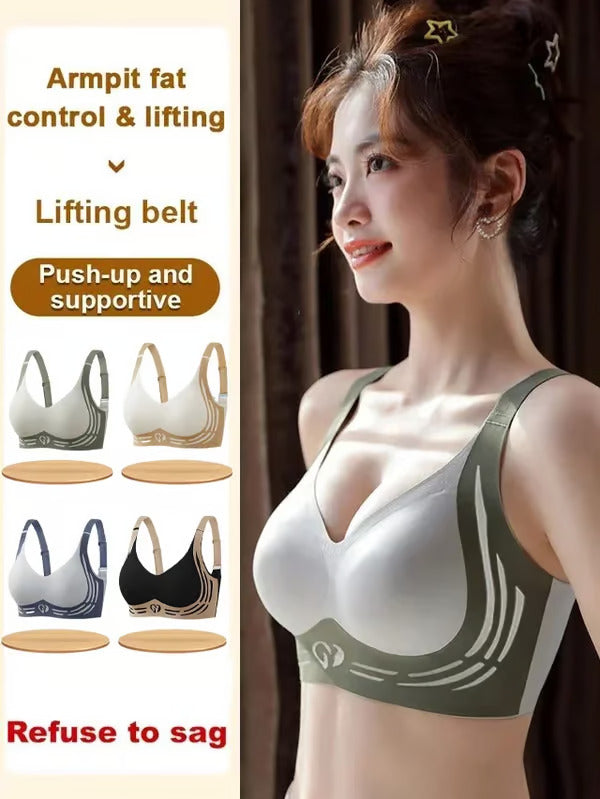 Pack of 3 - Anti Sagging Wireless Push-Up Bra